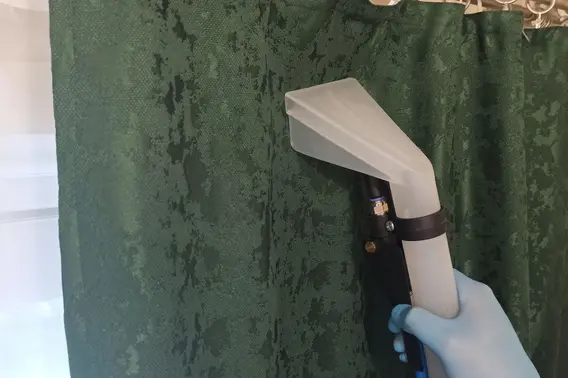Professional curtain cleaning service